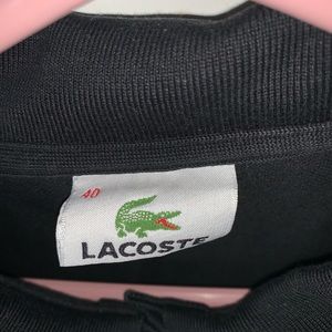 Lactose - long sleeve black button-up top